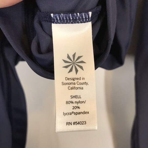 Athleta Blue 1/4 Zip Pullover Lightweight Women's Size Small Athletic Sweatshirt - Picture 8 of 9